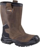 U-power Werklaarzen Alaska S3 Gevoerd Bruin Composiet Neus Wol Canvas PU/TPU Rubber Polyurethaan Textiel 43