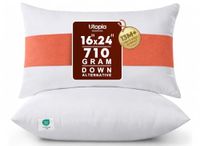 Utopia Bedding Sierkussens Insert (Pack van 2, wit) - 46 x 61 cm bed en bank kussens - decoratieve kussens voor binnen