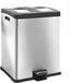 Vepa Bins EKO Rejoice - 60L Rectangular Stainless Steel Pedal Bin
