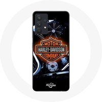 Harley Davidson MotoCycles logo Maniacase Hoesje voor Samsung Galaxy A13 4G / A13 4G Lite