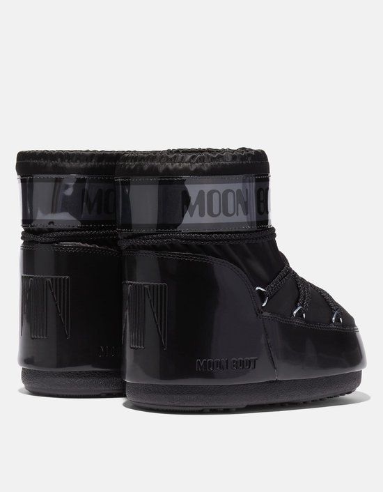 Moon Boot Icon Low Glance Boots - Zwart - Maat 36/38 - Dames
