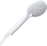 TATAY Bombay Multifunctionele handdouche, 3 functies, met waterbesparingssysteem, wit, 10 cm