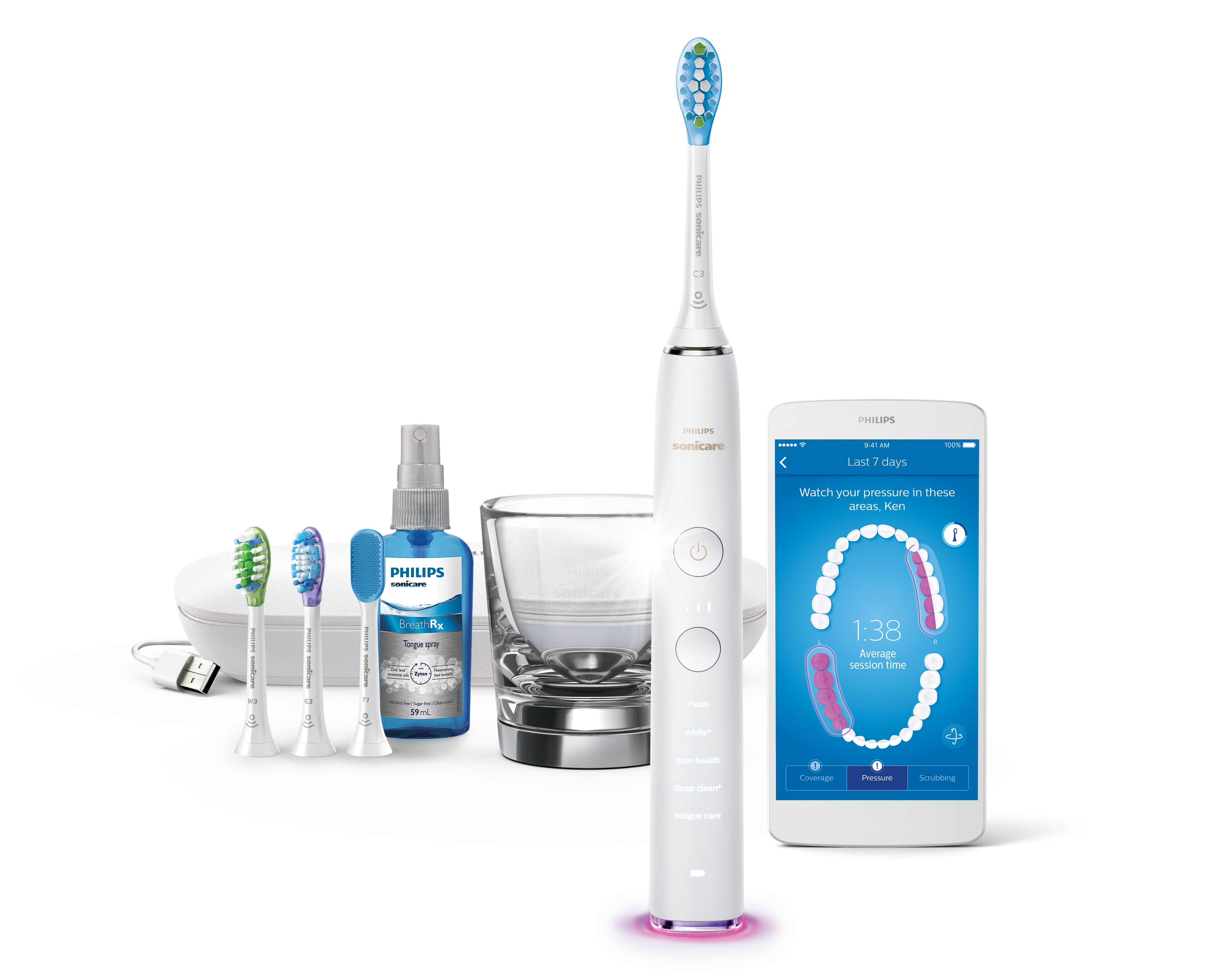 Philips DiamondClean Smart HX9924/03 Elektrische sonische tandenborstel met app