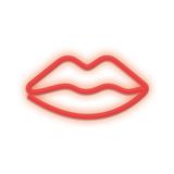 Forever Light Neon LED Light LIPS red Bat + USB FLNEO8 Lichtdecoratie figuur