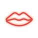 Forever Light Neon LED Light LIPS red Bat + USB FLNEO8 Lichtdecoratie figuur