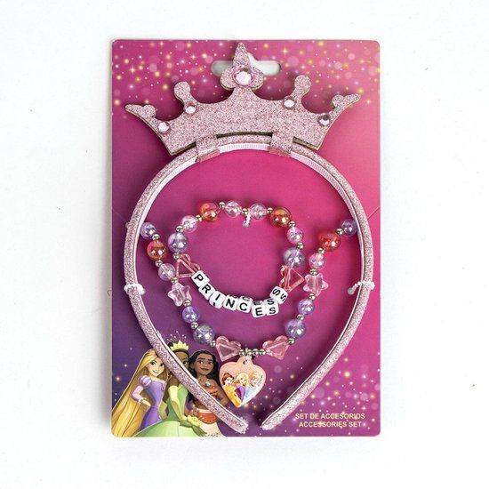 Disney Princess Haarband & Sierraden Set