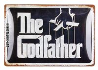 Nostalgic Art The Godfather Logo Metalen Wandbord 20 x 30 cm