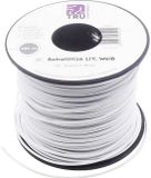 TRU COMPONENTS 1567228 Draad LiY 1 x 0.50 mm² Wit 100 m