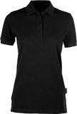 HRM Bol Women's Heavy Polo met korte mouwen Black - 3XL