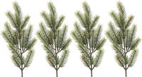 Bellatio Decorations 6x Groene kersttakken / dennentakjes 52 cm kerstversiering