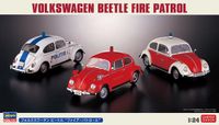 Hasegawa Modelbouwpakket Auto - 20779 Volkswagen Beetle Brandweerpatrouille - 1:24