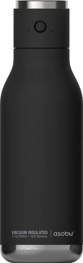 Asobu BT60 - Drinkfles - 500 ml - Zwart