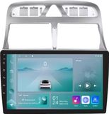 Peugeot Autoradio met Bluetooth, CarPlay, compatibel met Apple en Android, audiosysteem, navigatie, navigatiesysteem voor Peugeot 307 / 307CC / 307SW (2002–2013)