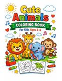 Cute Animal Coloring Book for Kids