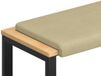 vidaXL Bankkussen corduroy grijs groen diepte 35 cm