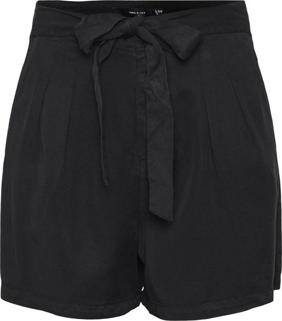 Vero Moda VMMIA High Waist Loose Fit Shorts - Black - Women's Size L