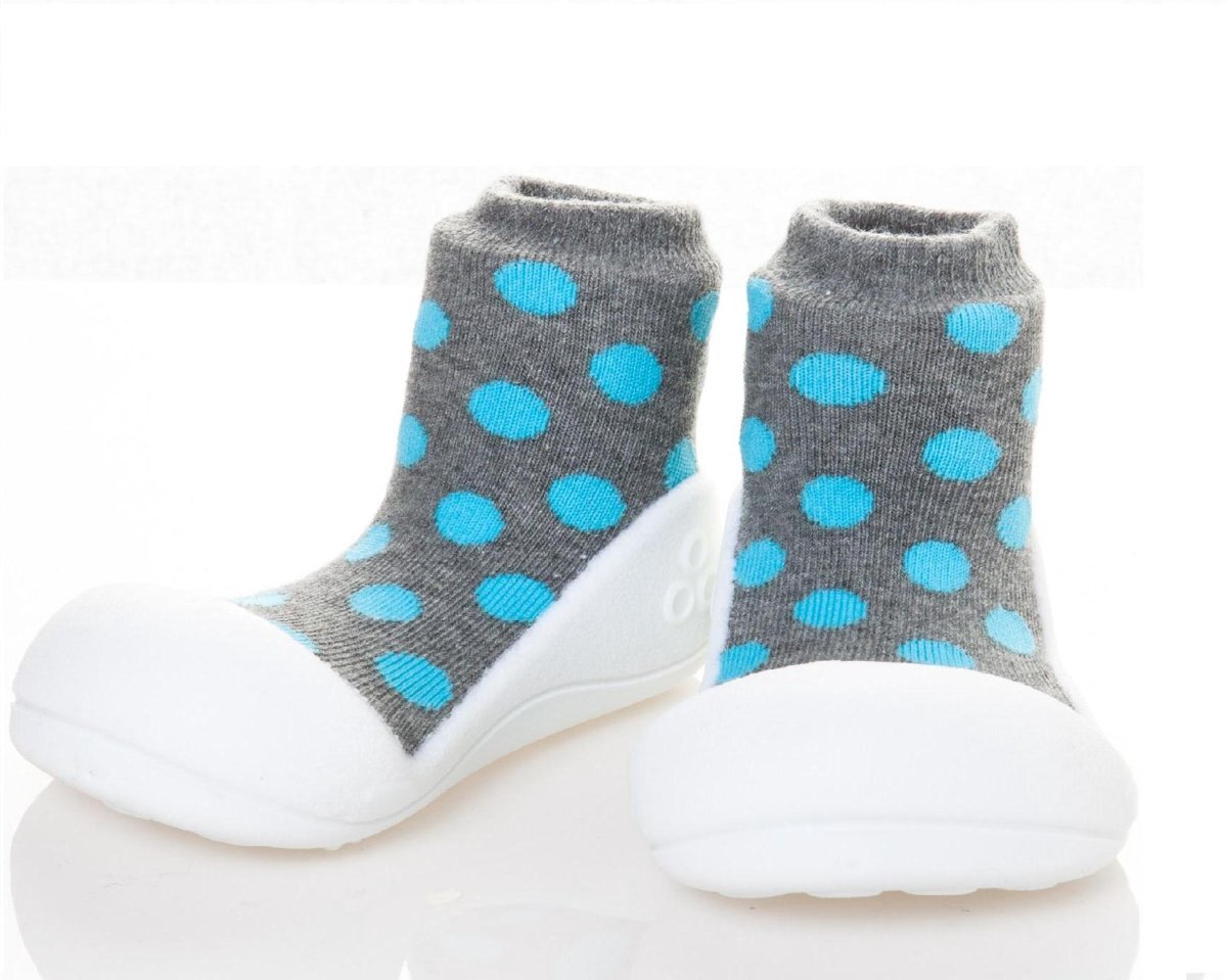 Attipas Polka Dot grijs peuterschoenen maat 19