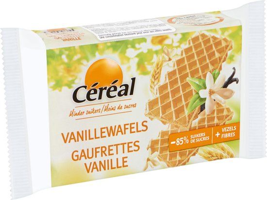 Cereal Vanillewafels suikervrij maltitol 90g