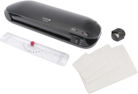 Olympia A4 Laminator - Cold/Hot, 400 mm/min - Black