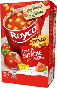 Royco Tomaten Supreme Soep met Croutons - 20 Zakjes