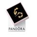 Pandora Essence Organisch Gevormde Pavé Kreis & Behandelte zoetwaterparels Halsketting van sterling zilver met zirkonia, maat 45 cm, 393207C00-45