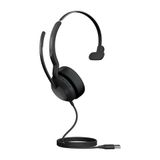 Jabra Evolve2 50 - Headset - Bedraad - USB-A - Zwart