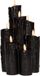 Anna's Collection Halloween LED druipkaarsen - Zwart - Met timer - 15 x 15 x 25 cm