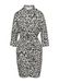 Comma Casual Identity Blousejurk Taupe / Lichtgrijs / Zwart