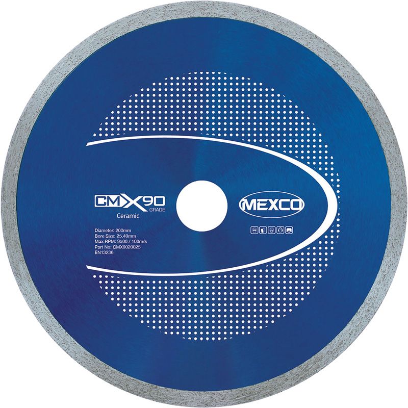 Mexco diamantschijf tegels 200x25,4mm