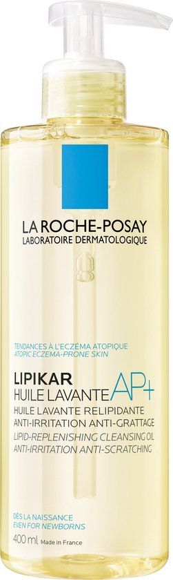 La Roche-Posay Lipikar Reinigingsolie AP+ 400ml - Droge Huid met Neiging tot Eczeem