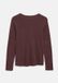 s.Oliver T-shirt à manches longues pour femme coupe slim, bordeaux, 38