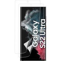 Phonillico® Plastic displaybeschermer voor Samsung Galaxy S22 ULTRA 5G [Pack 2] Resistente ultradunne antikrasbeschermer