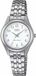 Casio Herenhorloge – TP-1129A-7BEF – kwartsanaloog – witte wijzerplaat – armband van zilverkleurig staal