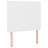 VidaXL Hoofdbord Wit 90x5x118/128 cm Kunstleer