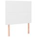 VidaXL Hoofdbord Wit 90x5x118/128 cm Kunstleer