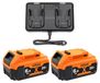 18V/20V Max DCB200 set de batterie et chargeur avec 2 batteries lithium-ion - 6,8Ah + 6,0Ah