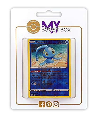 my-booster Manaphy 24/72 Holo Reverse - Myboost X Epée et Bouclier 4.5 Destinées Radieuses - Doos met 10 Franse Pokemon kaarten