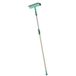 Leifheit Essuie-glace de fenêtre avec brosse - 28 cm - Télescopique - Gris/Turquoise