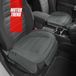 Icecat 2 housses de siège auto, gris, cuir artificiel, avec rembourrage, avec poches de rangement, convient pour voitures, SUV et camions