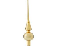 Decoris piek kerst - or - 26 cm - verre - brillant