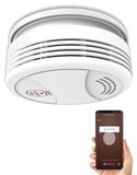 Merkloos Rookmelder - Wlan - App-melding - 85 dB - 9V batterij