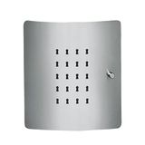 Burg-Wächter sleutelbox, sleutelkast met 10 haken, roestvrij stalen deur met 90 graden openingshoek, slot 6220/10 Ni, zilver