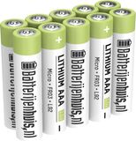 Batterijenhuis AAA Lithium Batterijen 10x