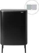 Brabantia Bo Touch Bin Hi recycle duo afvalemmer 2 x 30 liter