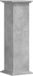 vidaXL Plantenstandaard 33x33x100 cm bewerkt hout betongrijs