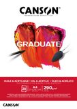 Canson Graduate Schilderpapier 20 vel 290gr A4 Wit
