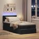 Maison Exclusive - Cadre de lit ottoman avec matelas, noir, 90x200 cm, velours