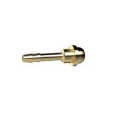 Riegler Slangtuit met kogelnippel, voor slang LW 25, messing, werkdruk max. 25 bar, bedrijfstemperatuur. Maximale 150 °C.