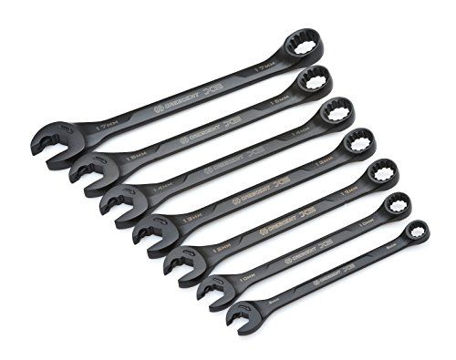 Crescent CX6RWM7 7-delige X6 ringsleutel met ratelfunctie, set, metrisch, 8-17 mm