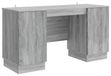 Bureau Gris sonoma 142,5 x 50 x 75 cm Bois traité